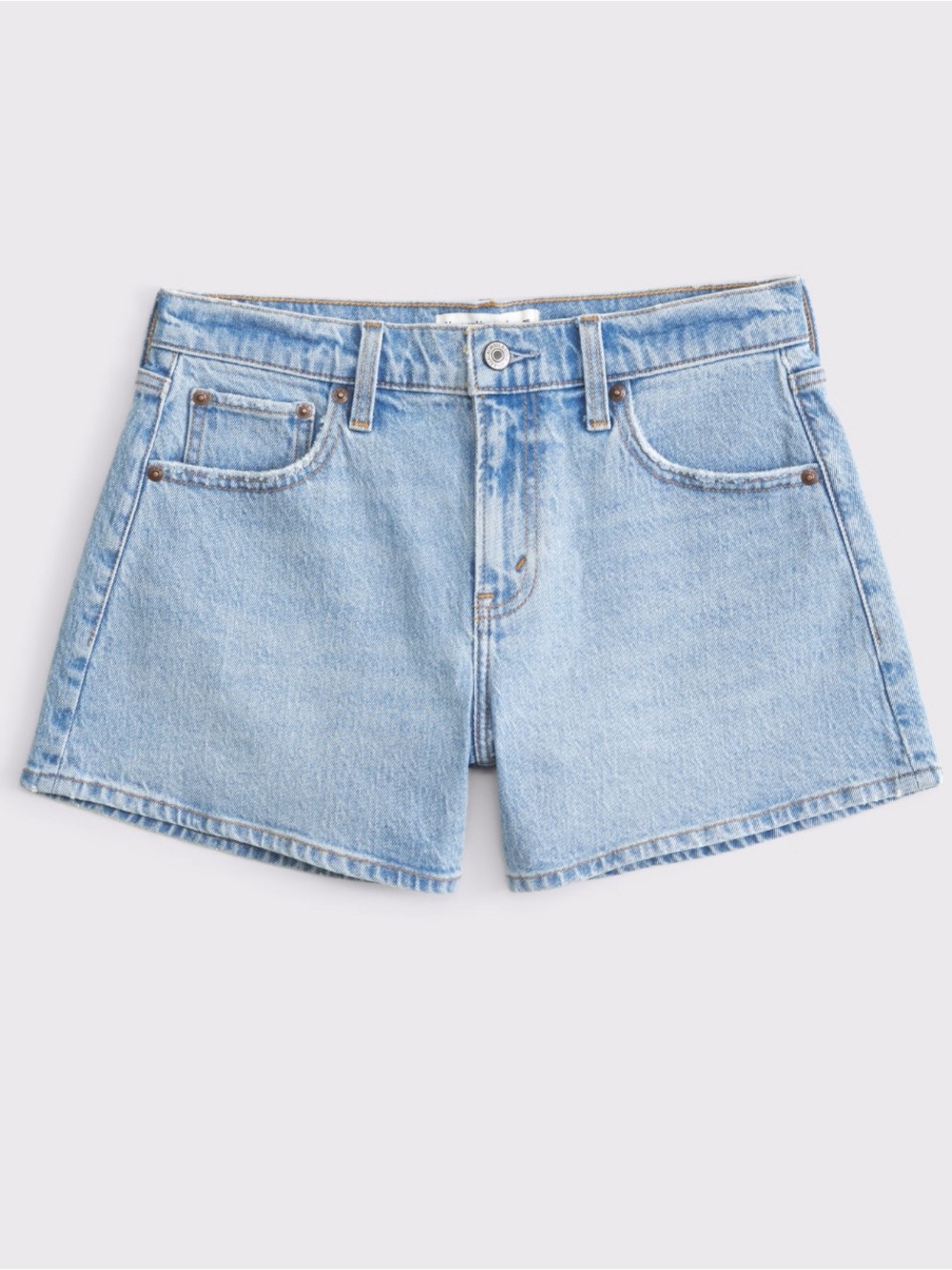 Abercrombie & Fitch Light Wash Denim Cutoff Shorts